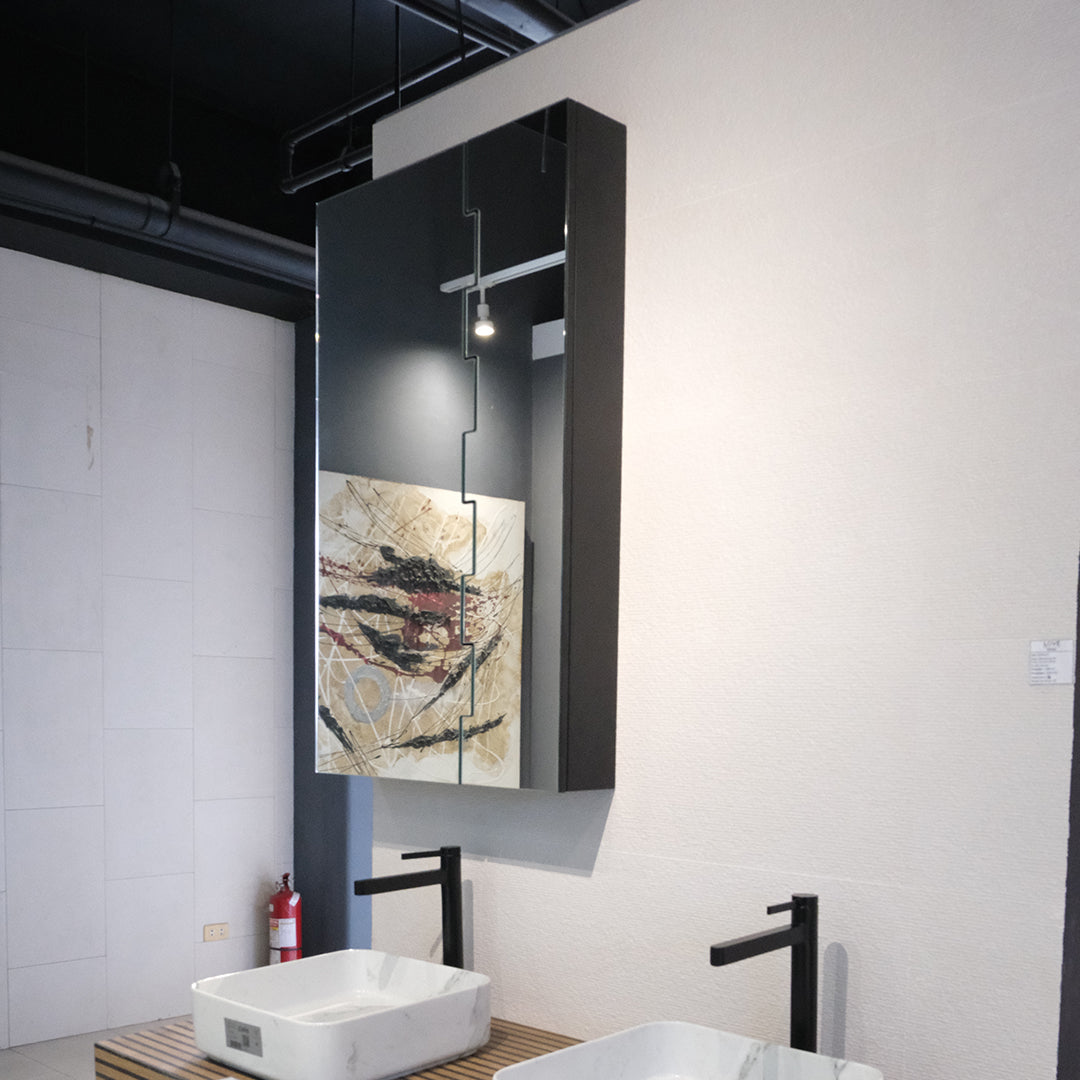 Cielo Wall-hung Zip Mirror Cabinet