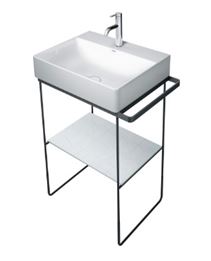 Duravit DuraSquare Washbasin with metal console 003101.4600 + 235360.0041