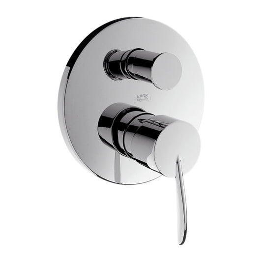 Axor Starck Classic Finish set for concealed single lever bath/shower mixer, Chrome 10415.000.