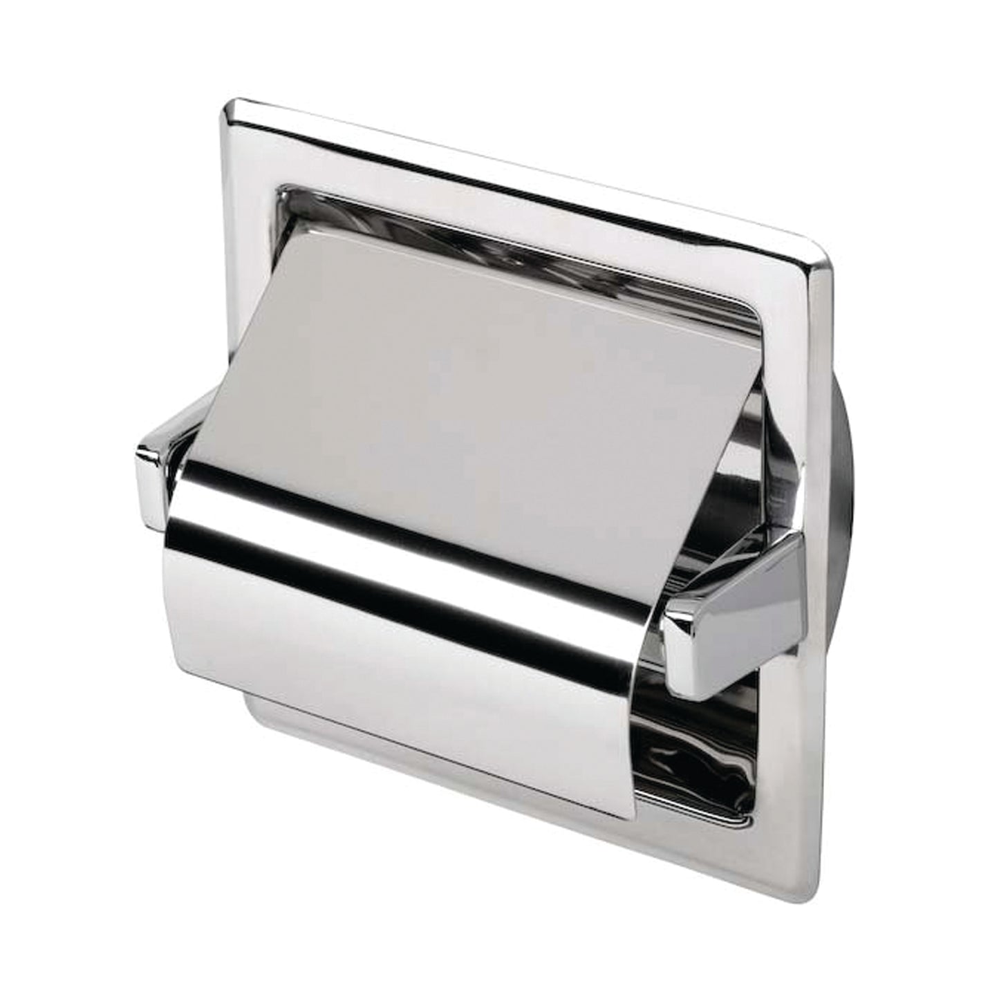 Geesa Hotel Recessed Roll Holder With Lid 119