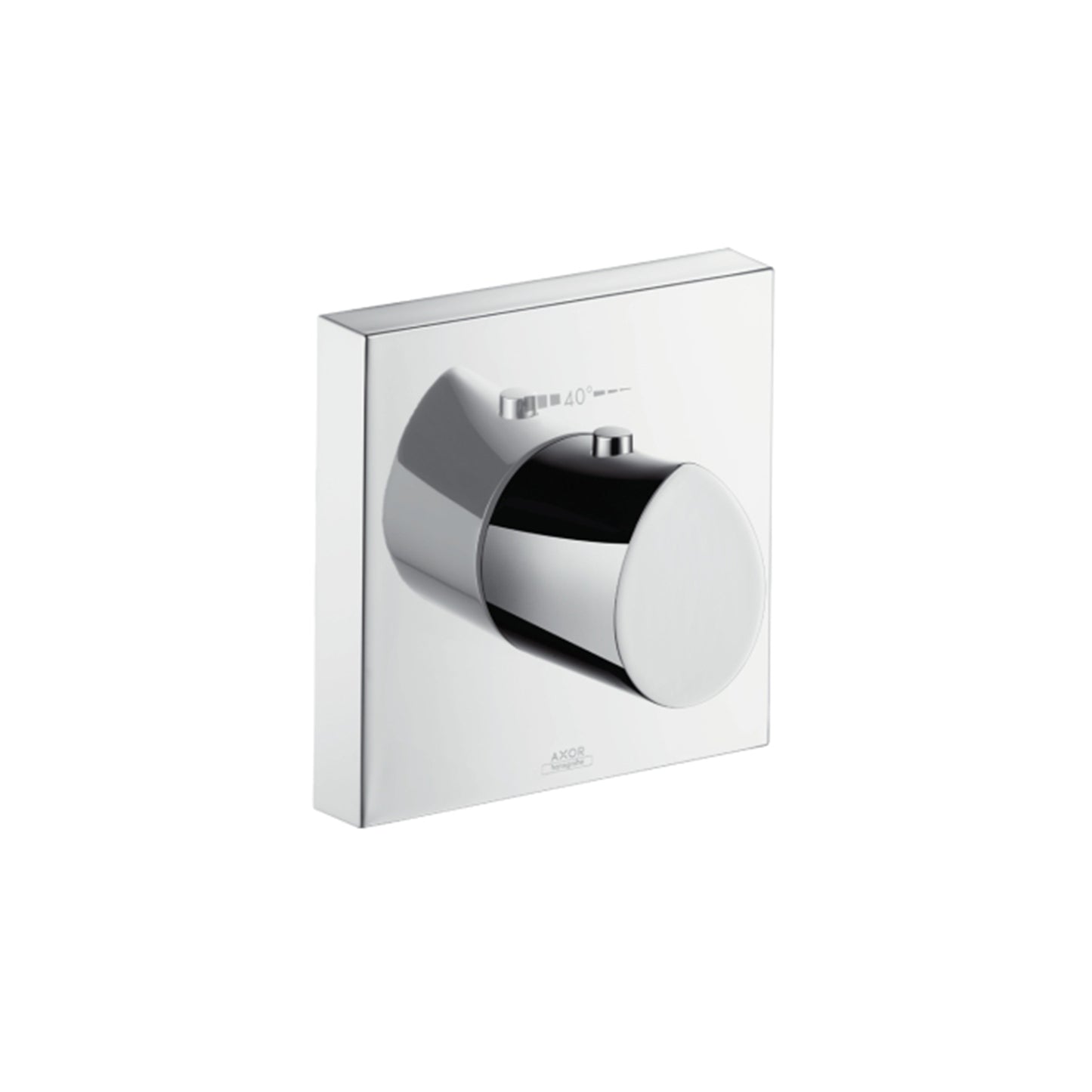 Axor Organic Finish set 12x12 for concealed highflow thermostatic module, Chrome 12712.000.