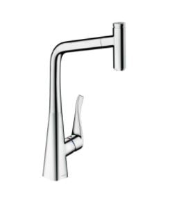Hansgrohe Metris Select 320 with pull out spout & laminar pull-out spray 14884.000