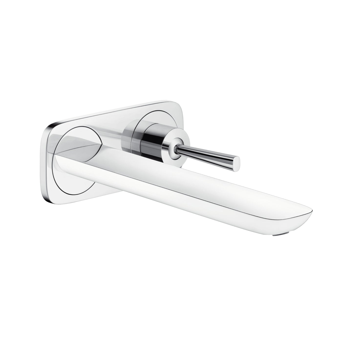 Hansgrohe Pura Vida Wall basin mixer 225mm spout with plate 15085.400