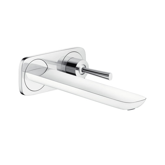 Hansgrohe Pura Vida Wall basin mixer 225mm spout with plate 15085.400