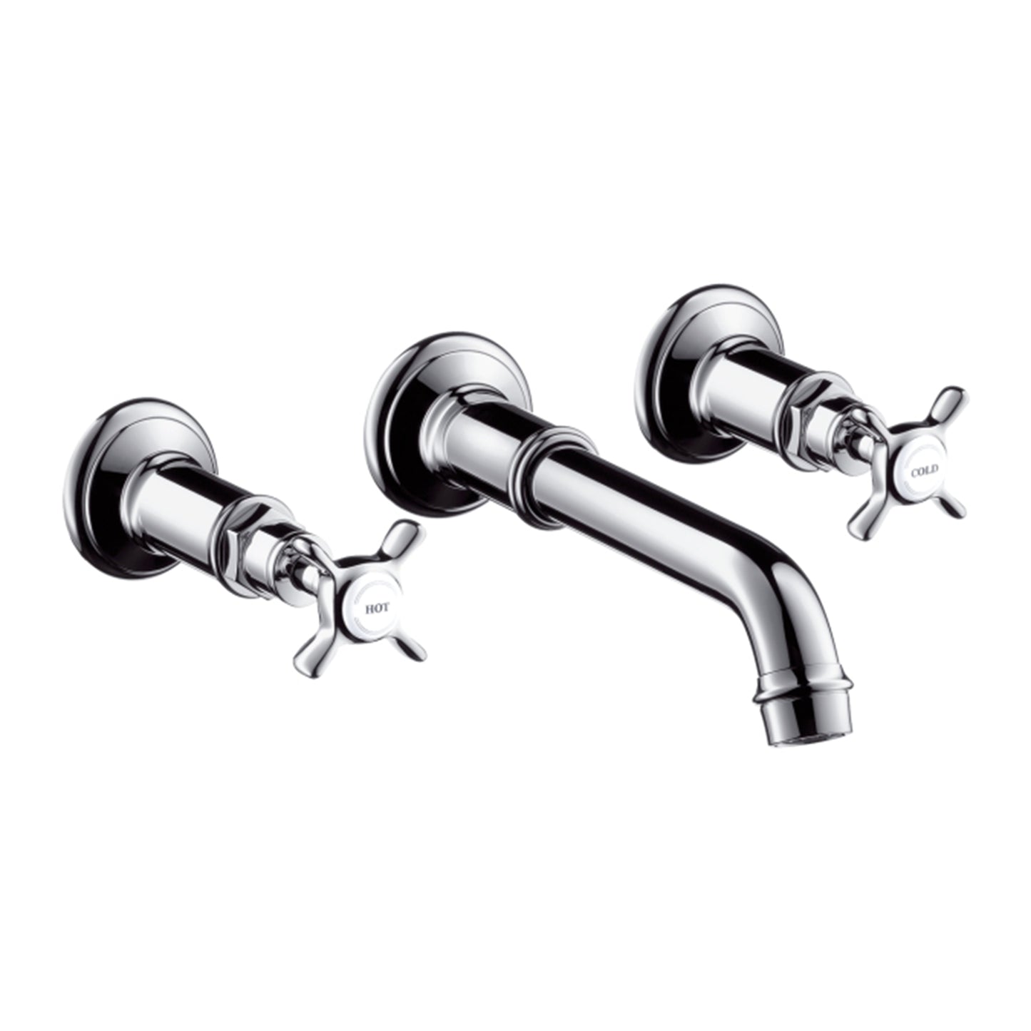 Axor Montreux Finish set for 2-handle wall mounted basin mixer, Chrome 16532.000