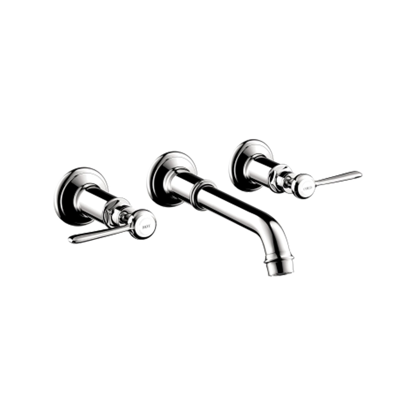 Axor Montreux 3-hole Wall-mounted Basin Mixer, Chrome 16534.000