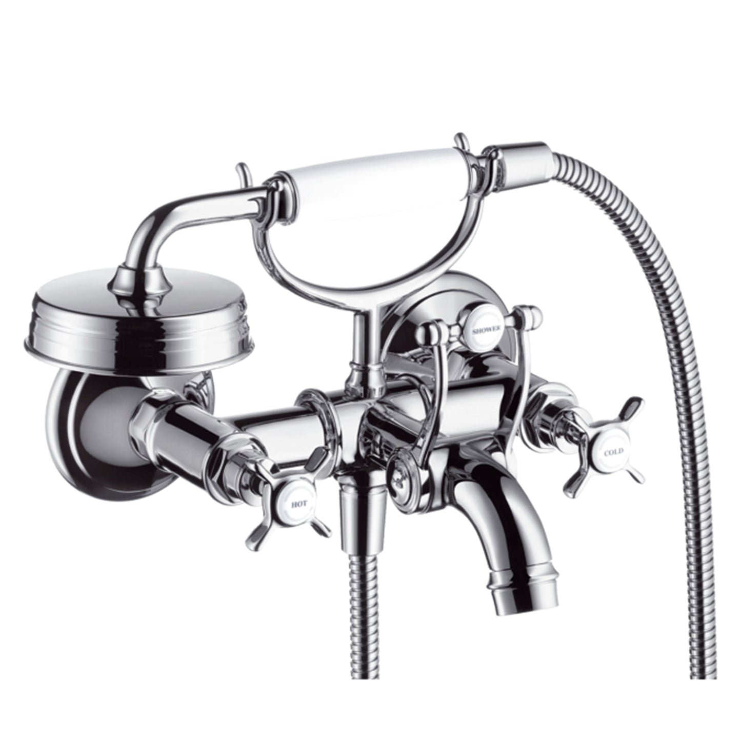Axor Montreux Exposed 2-handle bath/shower mixer set, Chrome 16540.000