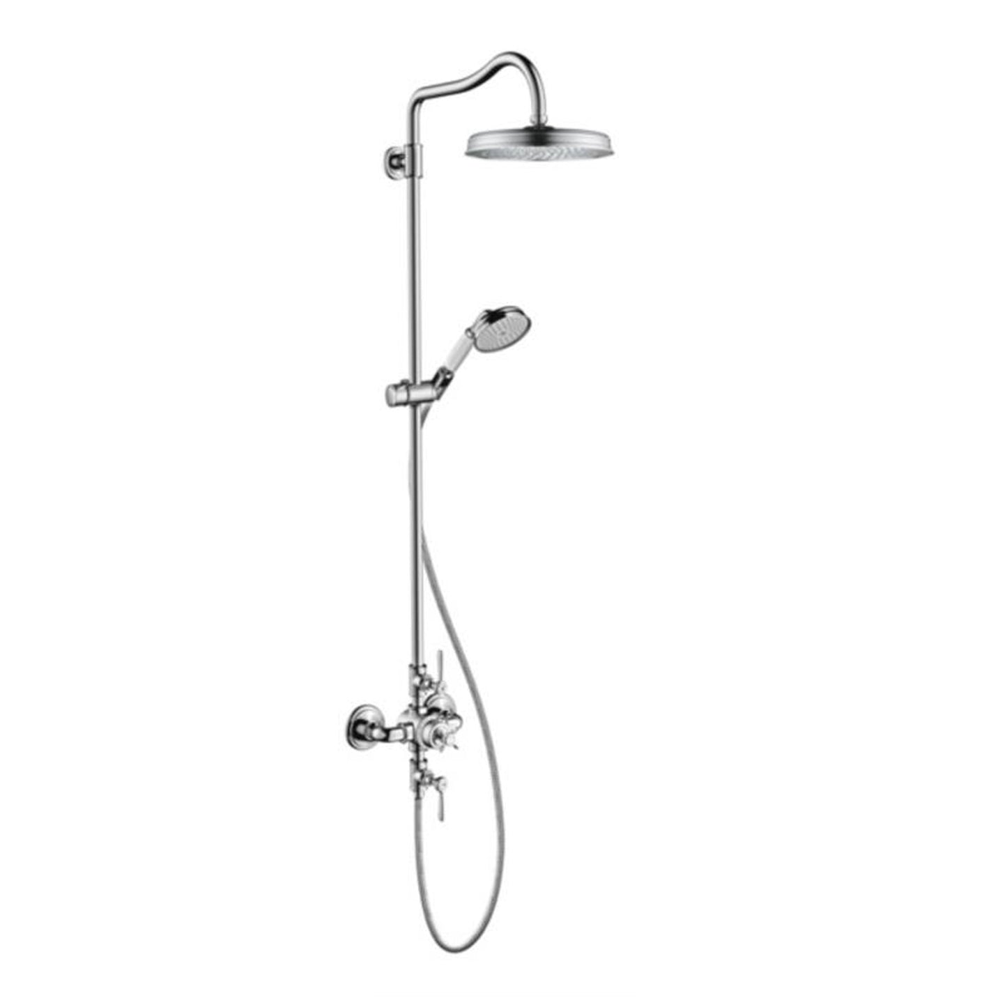 Axor Montreux, Showerpipe with  Thermostat and Overhead Shower 240 16572.000