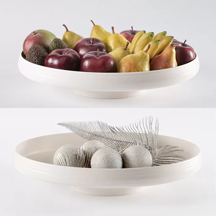 Guzzini Tierra centerpiece/fruit bowl 42x30x8.9 cm