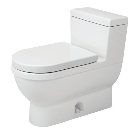 Duravit Philippe Starck 3 1pc Elongated U.S. Type Toilet with syphonic jet action 212001.0001