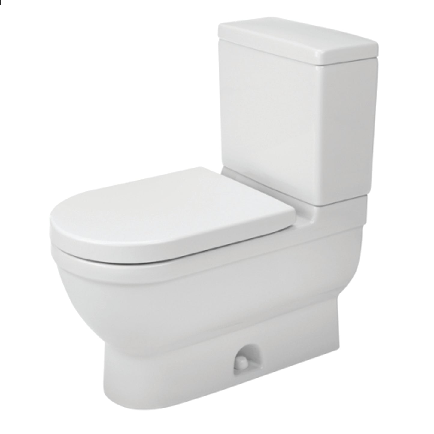 Duravit Philippe Starck 3 2pc Elongated U.S. Type Toilet with syphonic jet action 212501.0000
