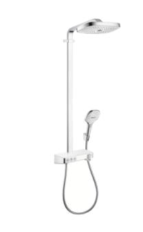 Hansgrohe Raindance Select E300 3jet with ShowerTablet Select 300 shower pipe 27127.400