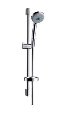 Hansgrohe Unica'C 65cm wall bar set with Croma 100 Multi & soap dish 27775.000.