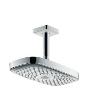 Hansgrohe RD Select E300 2jet overhead shower with  ceiling connector 27384.000