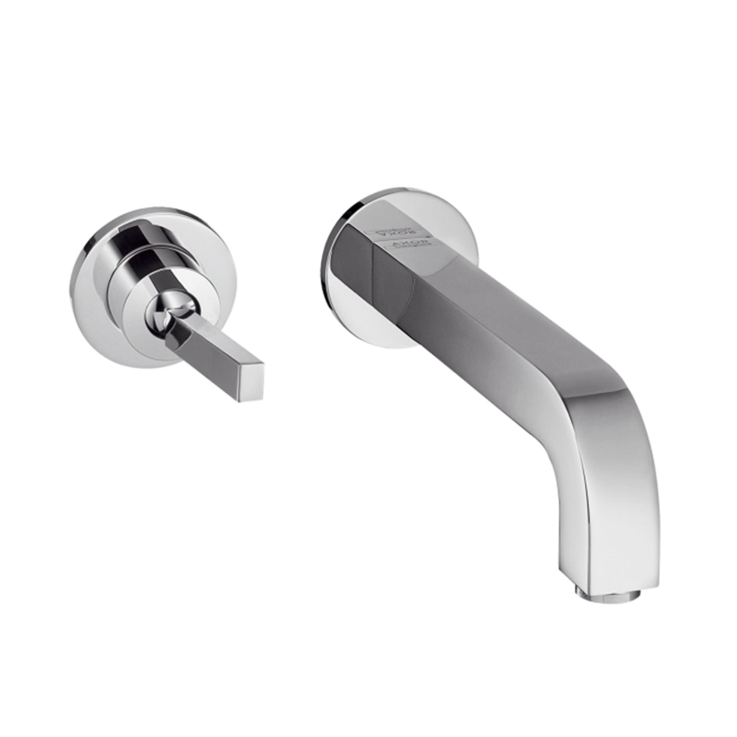 Axor Citterio Finish set for wall mounted single lever basin mixer, Chrome 39116.000 + 13622.180