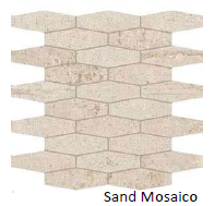 Ibero Lake Stone Sand Mosaico 320 x 300 MO096SN