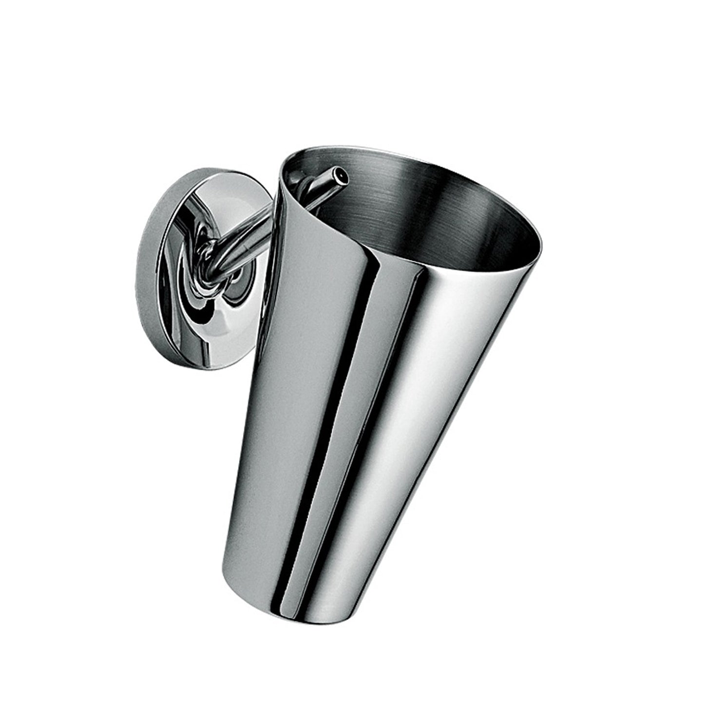 Axor Starck Toothbrush tumbler with wall hook, Chrome 40834.000