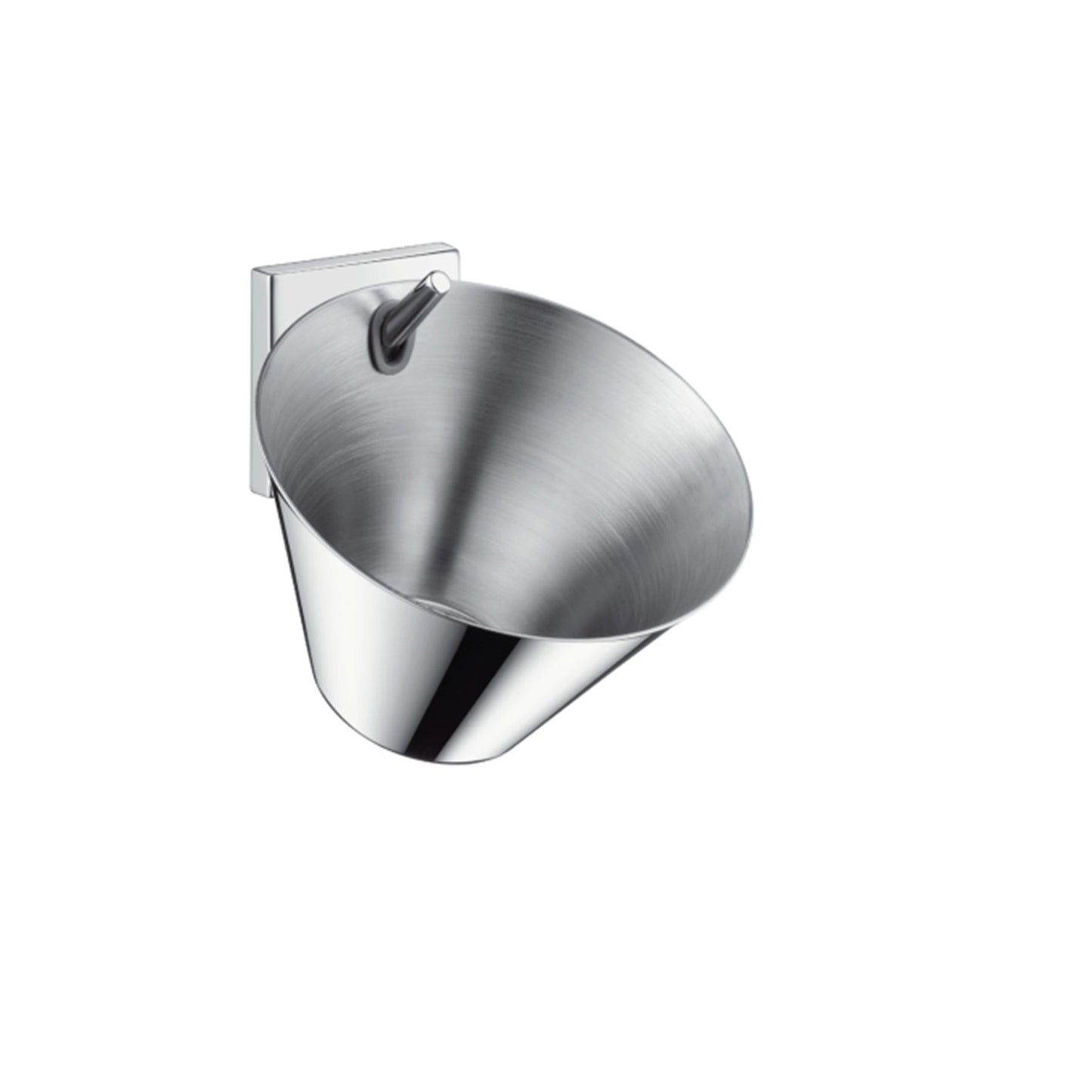 Axor Organic Metal soap dish with holder, Chrome 42733.000