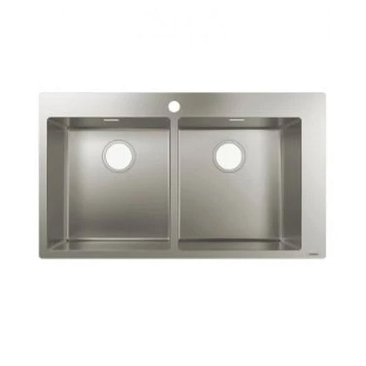 Hansgrohe 2 Blows built-in sink 370/370 43303.809