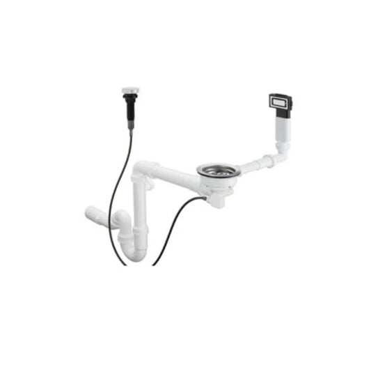 Hansgrohe Automatic waste and overflow set for sink 660 43931.009