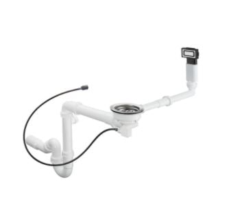 Hansgrohe Automatic waste and overflow set for sink 660 SELECT 43941.009