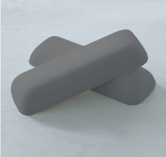 Kaldewei Multifunction cushions (grey) 6876 7577 0000