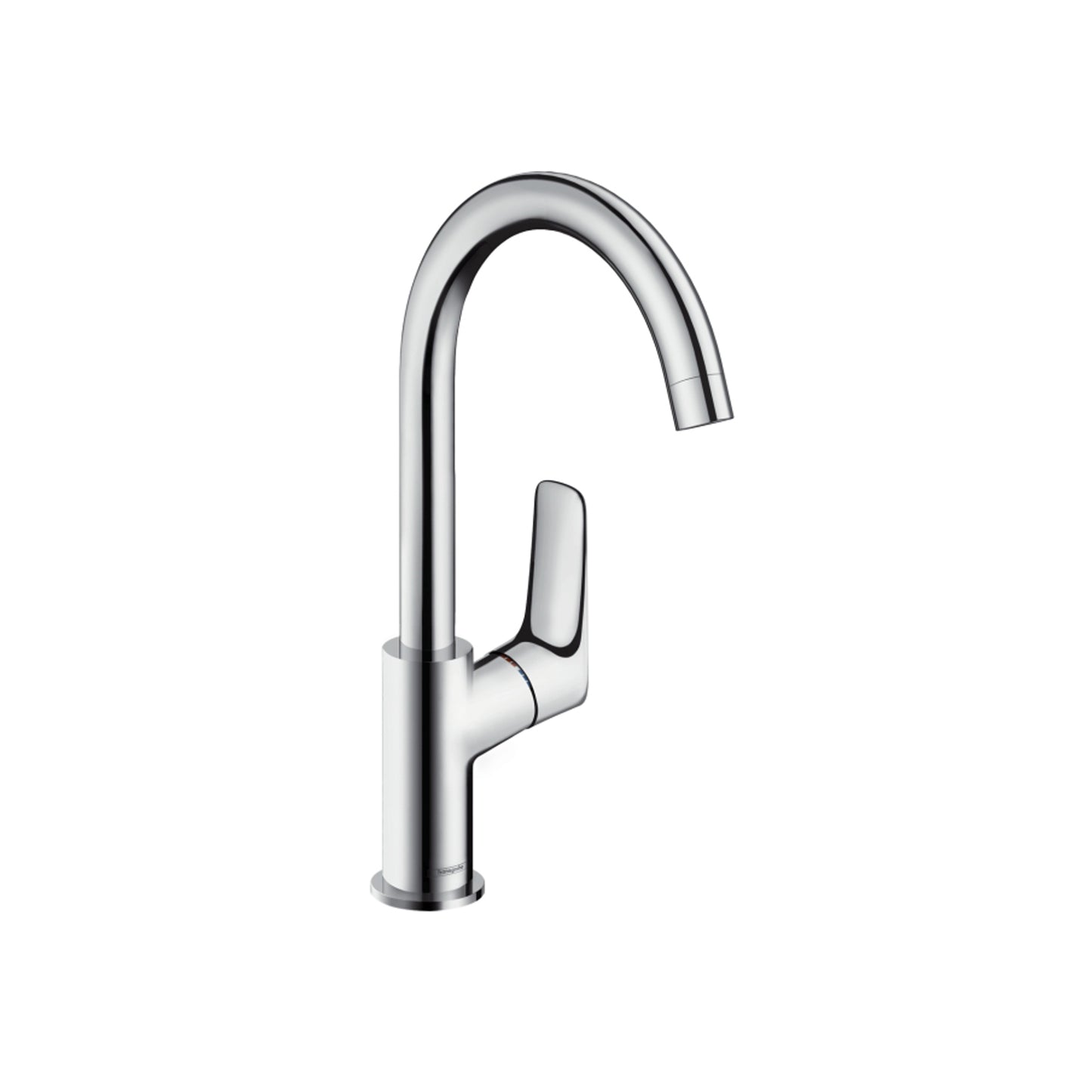 Hansgrohe basin mixer 120 swivel spout with pull rod waste set 71130.000