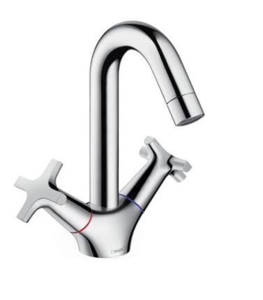 Hansgrohe Logis Classic Basin mixer 150 with pull rod waste set 71270.000.