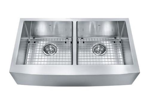 Kindred Double Bowl Kitchen Sink KCFD36B/9-10BG