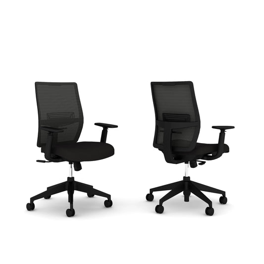 Haworth Aloha Easy Lite Task Office Chair Black/Black SE65LTM4-MH001/T0014