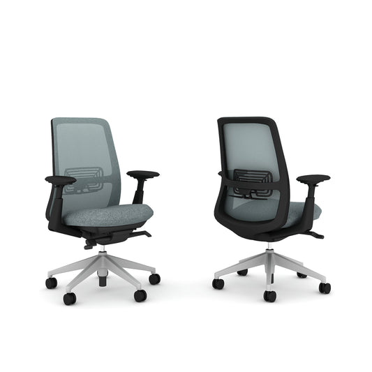 Haworth Soji Task Office Chair Mist/Oyster/Black SESIT-XT005/0C012