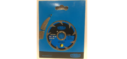 TYROLIT - TN. 3402.7110 - BASIC 1 STAR - PRO DIAMOND DRY CUTTING CUT-OFF WHEEL 4" SEGEMENTED FOR CONCRETE STONE