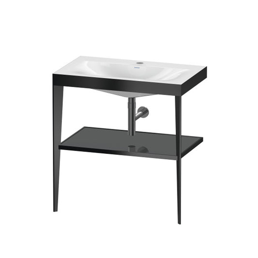 Duravit Viu Furniture Washbasin C-bonded with Metal Console Floor-Standing XV47150.B240